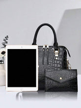 Timsah Desenli Çapraz 2li Çanta74